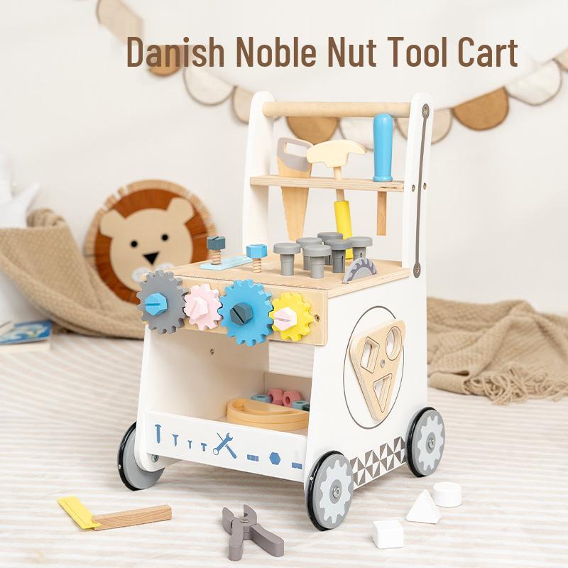 Wooden Danish Ice Cream & Tea Playhouse Toy for Kids & Parents