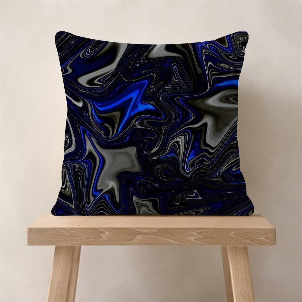 Strata Liquid Game Use Personalized Picture Text Home Decorative Pillows Household Gifts 45x45cm