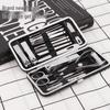 Premium Stainless Steel Nail Clipper Set, 7-19 Piece Manicure Kit