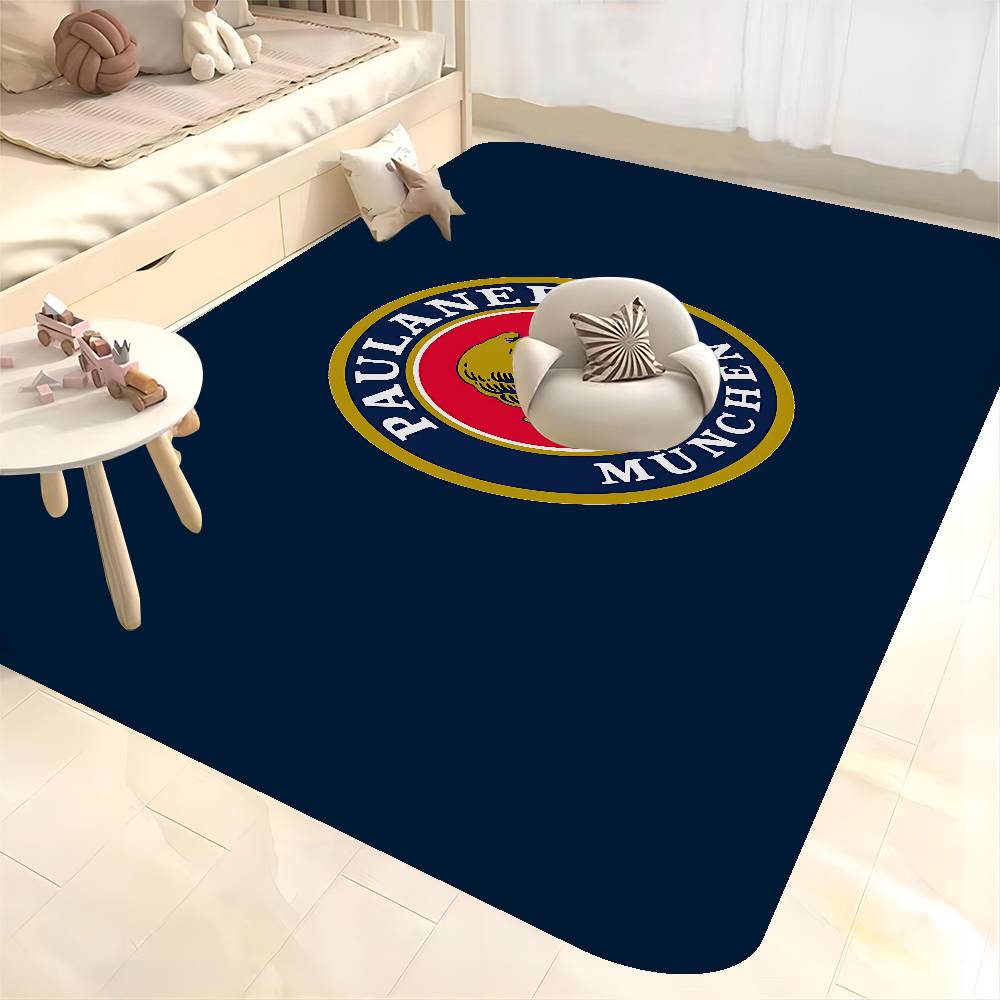 German Beer Paulaner Entrance Door Mat Nordic Style Bedroom Living Room Doormat Home Balcony Anti-Slip Modern Home Decor