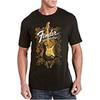 Fender Strat Guitar Cotton T-Shirt, Black, Large