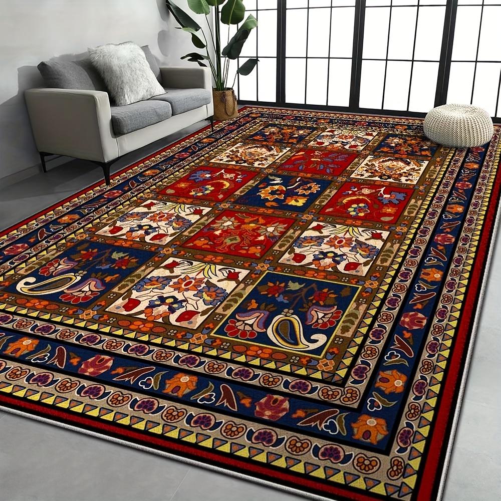 Rural American Retro Carpet Rug for Home Living Room Bedroom Sofa Doormat Decor,kids Game Area Rug Floor Mat Gift
