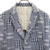 WASTETWICE&CO Made In Japan Check Pattern Patchwork Tailored Jacket 1 Men's Used
