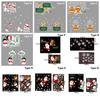 Xmas Snowman Elk Santa Clause Decorative Poster Christmas Stickers Wall Art Shopwindow Decal