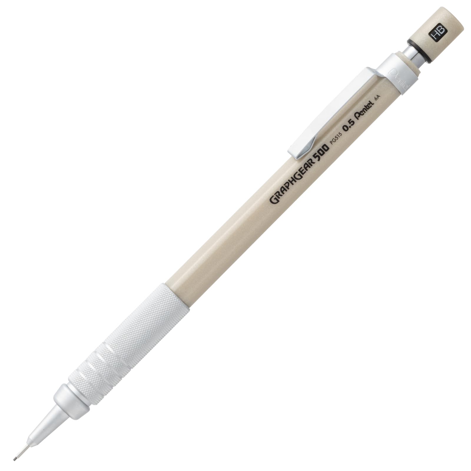 Pentel Graphgear 500 Mechanical Limited Gold PG515XAMZ Pencil, Edition, 0.5mm, Ash,