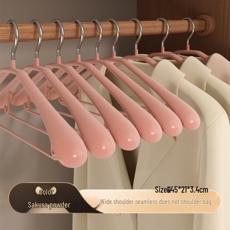Seamless Non-Slip Coat Hanger: Prevents Shoulder Bumps