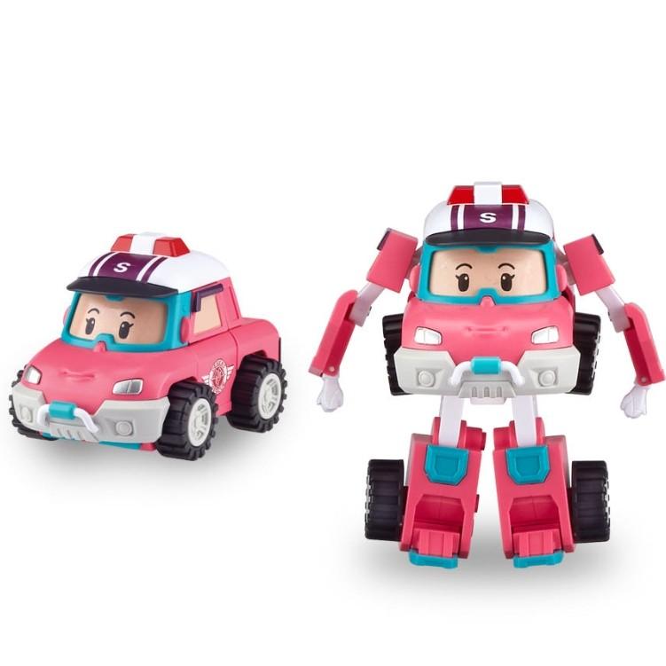 [Robocar Poli] Transformation Robot Deluxe Polly/Poacher/Mark/Helly/Bucky/Keaton/Droney/Sandy (4inch Size) Korean Toys