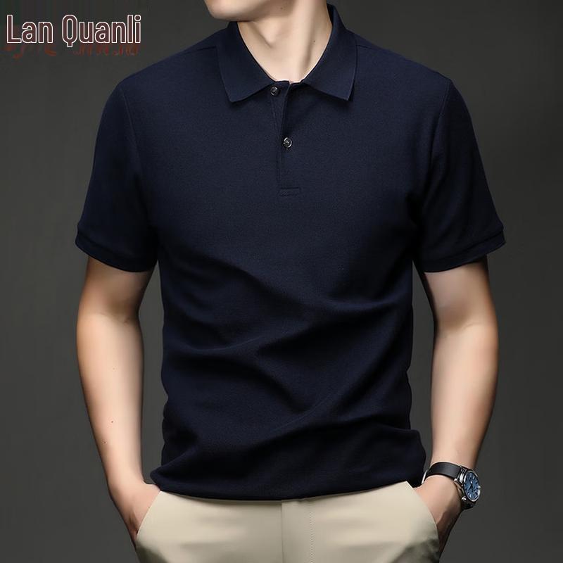 Men's 100% Cotton Short Sleeve Polo Shirt