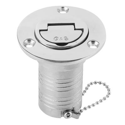 Marine Fuel Deck Fill Filler W  Keyless Lid 316 Stainless Steel Hardware for Boat Yacht Caravan38mm