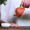 90ml Classic Yixing Purple Clay Teapots Raw Ore Section Mud Stone Scoop Tea Pot Home Zisha Filter Kettle Chinese Tea Set Gifts