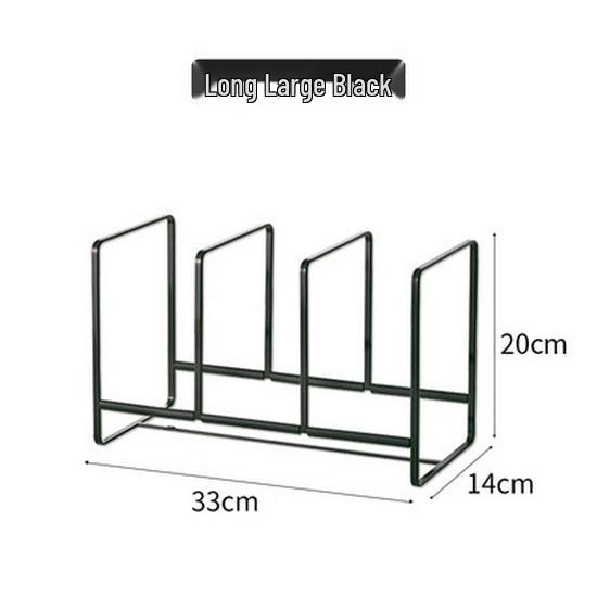 Japanese-Style Metal Dish Organizer: Cabinet Storage Rack for Plates, Bowls, Cutlery, and Chopsticks
