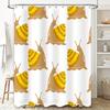 Whimsical Snail Shower Curtain with Fun Cartoon Design Perfect for Bathroom Decor