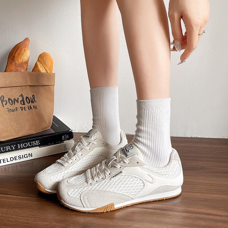 Forrest Gump shoes women's 2025 new popular summer thin mesh breathable versatile lightweight little white casual sports shoes
