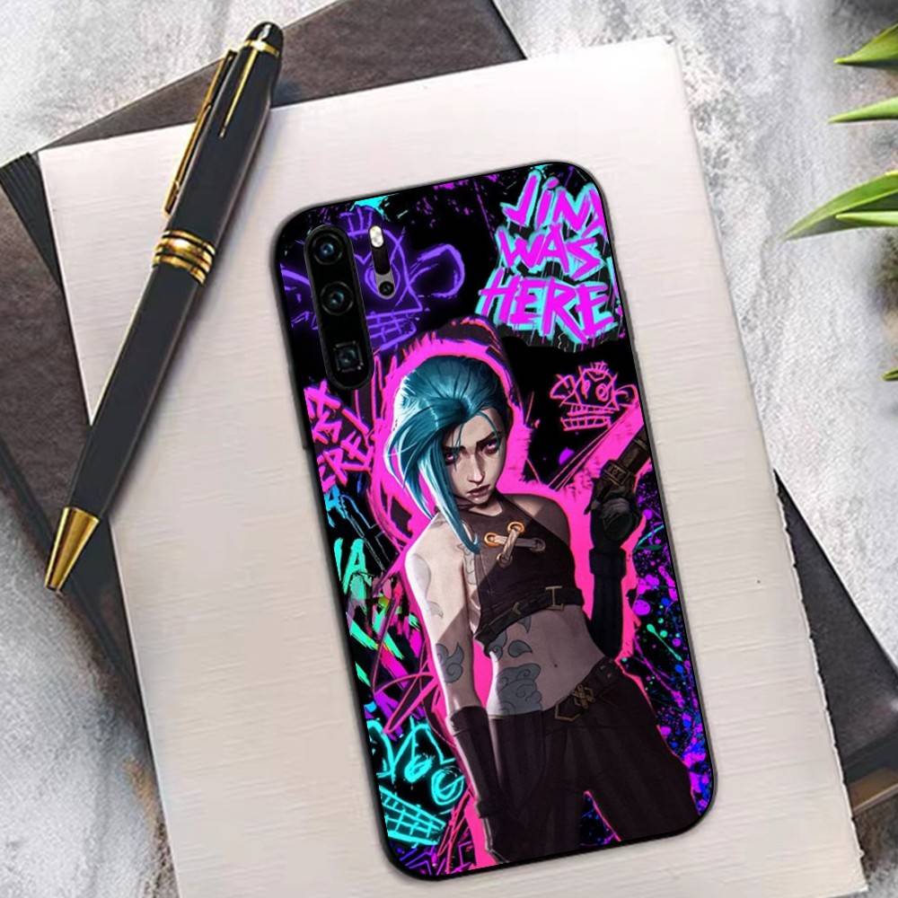 Anime A-Arcane J-JinxS Phone Case For Huawei P 8 9 10 20 30 40 50 Pro Lite Psmart Honor 10 Lite 70 Mate 20lite