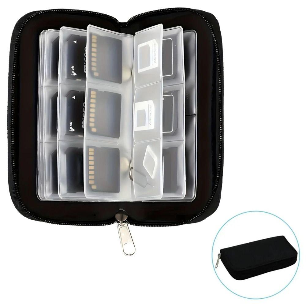 22 Slots Memory Card Storage Bag Holder Wallet for CF/SD/Micro SD/SDHC/MS/DS Game Accessories