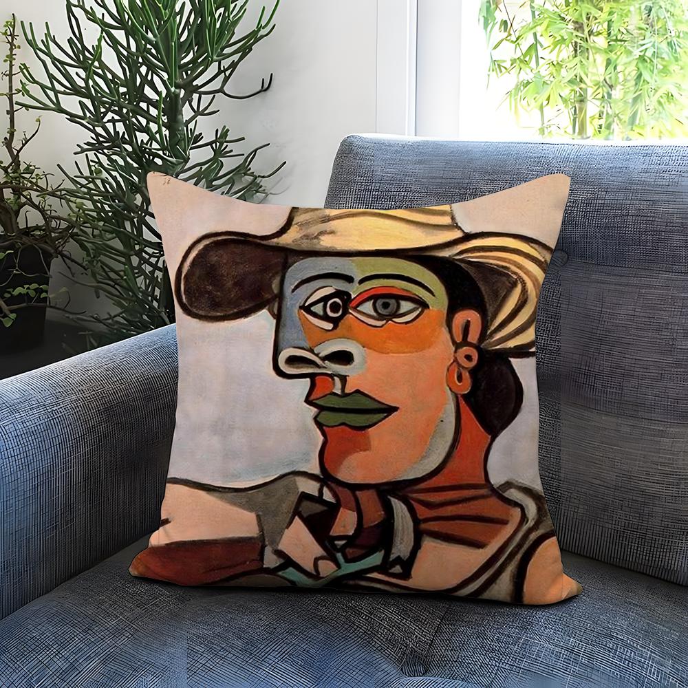 P-Picasso Art Potah na polštář Pohodlný oboustranný potah na polštář Ideální pro auto, pohovku, ložnici a další