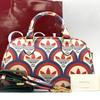 GUCCI ADIDAS Collaboration Double Branded Multi Color 2Way Duffle Bag Sherry Line Mini Boston Shoulder Bag Leather