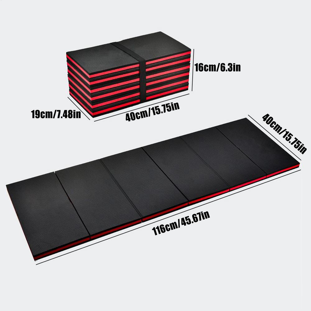 

Multifunctional EVA Foldable Car Repair Mat Lightweight Waterproof Thermal Portable Mechanics Work Pad for Auto Maintenance Other червоний