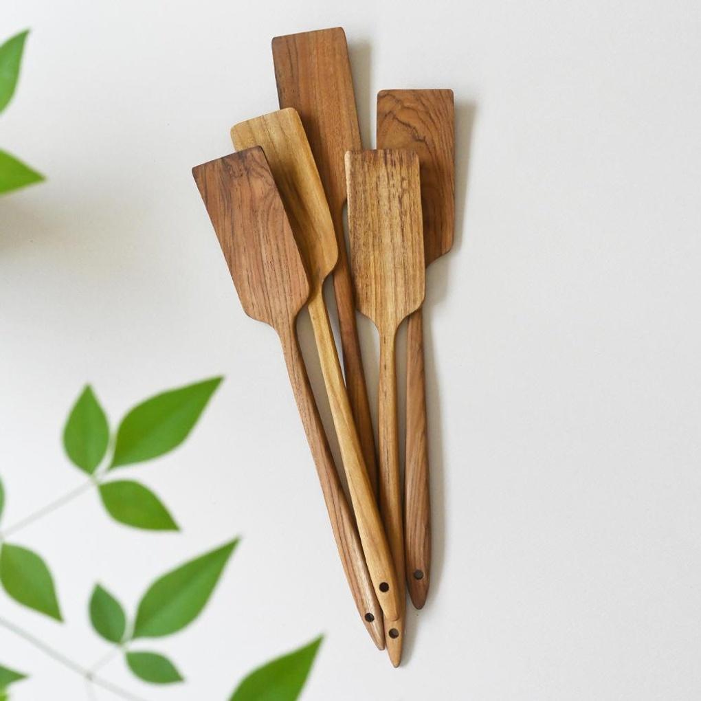 Romwood Indiantique Деревянная квадратная лопатка