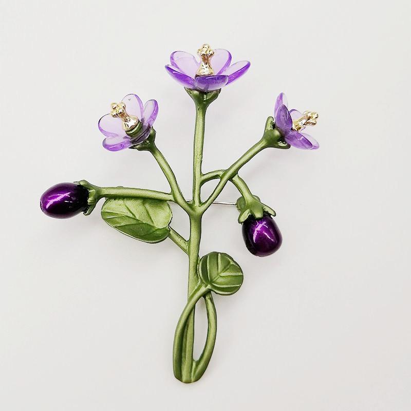 

Элегантная ретро брошь «Незабудка»: Универсальная модная брошь для пальто