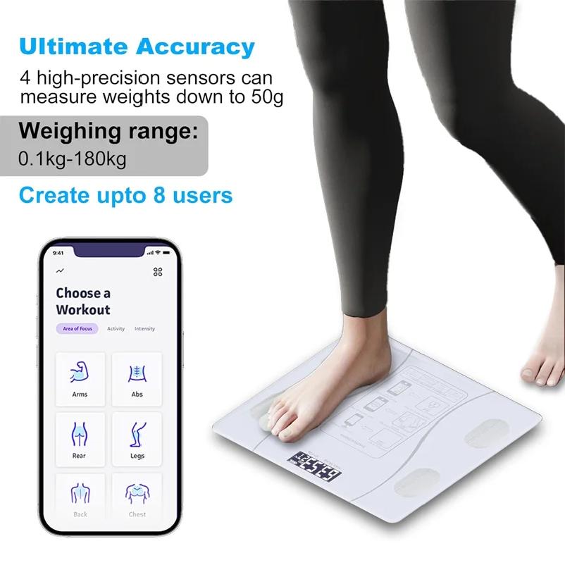 Weight scale, intelligent body fat scale, household electronic scale, human weighing, charging model, high precision