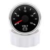 12V Car Accessories 2" 52mm VOLT Meter 8-16V Waterproof Voltage Gauge with 7 Colors Backlight for Car Boat Marine