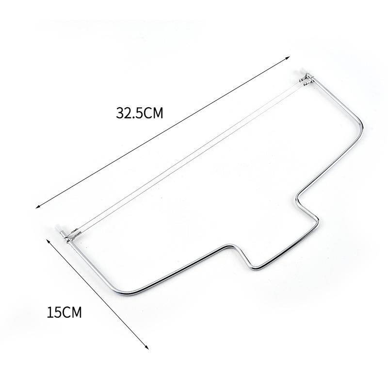 1 шт. Регулируемая высота Линия Разрезатель для торта Регулируемая форма для украшения торта из нержавеющей стали Форма для выпечки DIY Кухонные инструменты для приготовления