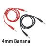 0.5m 1m Dual Head 4mm Banana Plug To Banana Plug for Multimeter Test Testing Leads Cord Cable Wire Metal Multi-meter