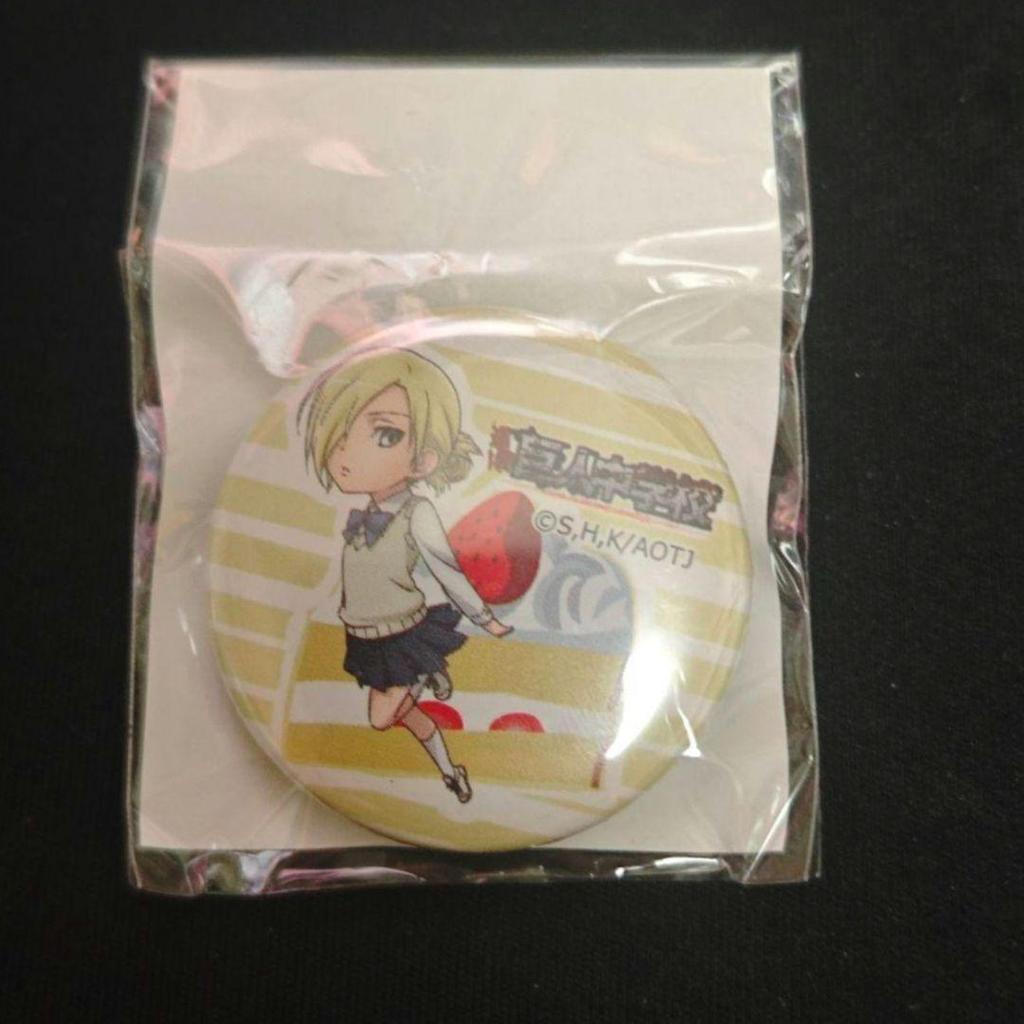 [USED] Attack on Titan Attack on Titan Junior High School Annie Can Badge