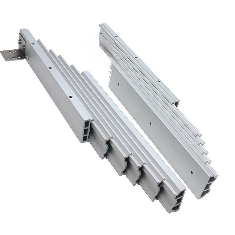 מסילות ומגלשות טלסקופיות מתקפלות מסגסוגת אלומיניום לשולחן אוכל