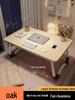 Folding Computer Desk: Compact Bedside or Bay Window Table for Floor-Sitting and Studying