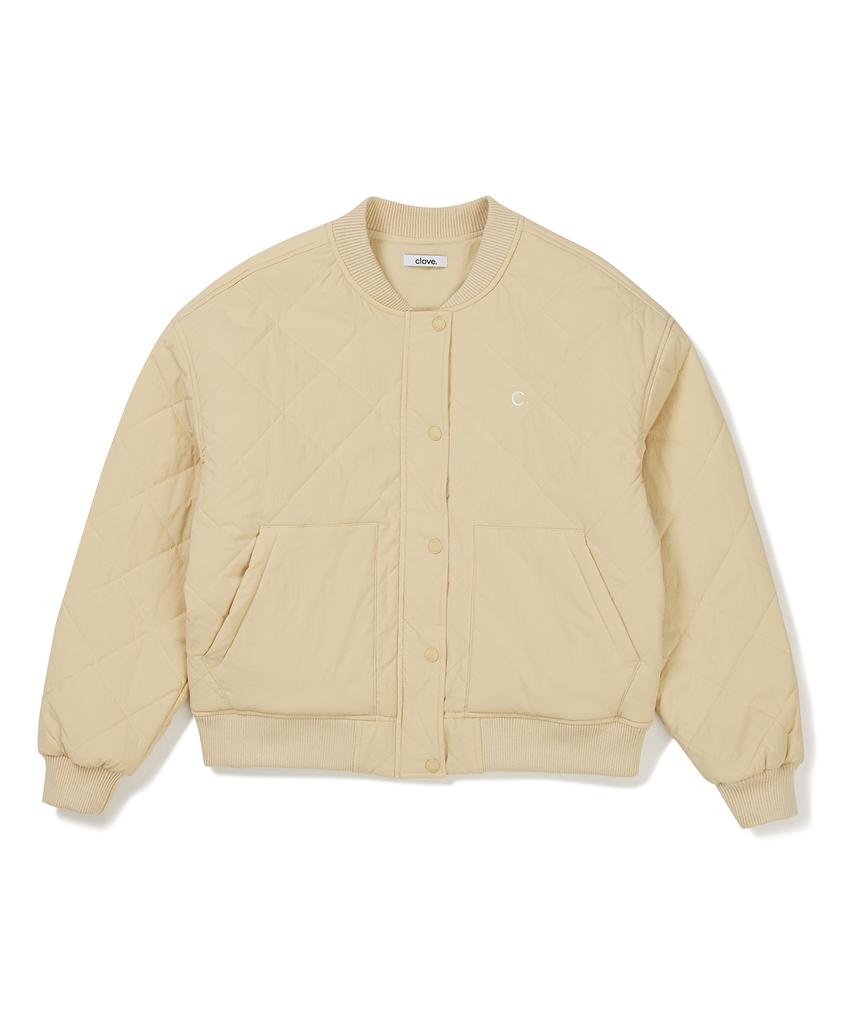 Clove [24Fw Clove] Quilted Blouson (Beige)