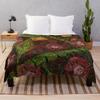 Summer Blooms Throw Blanket
