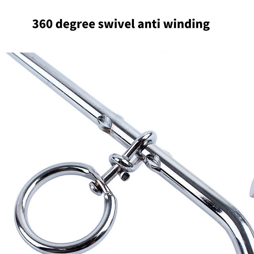 Durability Iron Pet Tie Out Retainer Screw Alloys Spirals Dog Tie Out Stake for Trampolines Swing and Tent