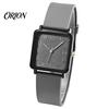 Square Dial Watch Quartz for Women, Casual Silicone Strap Wristwatch with Strap, Accurate Lightweight Wristwatch, Fashion Accessory Precise