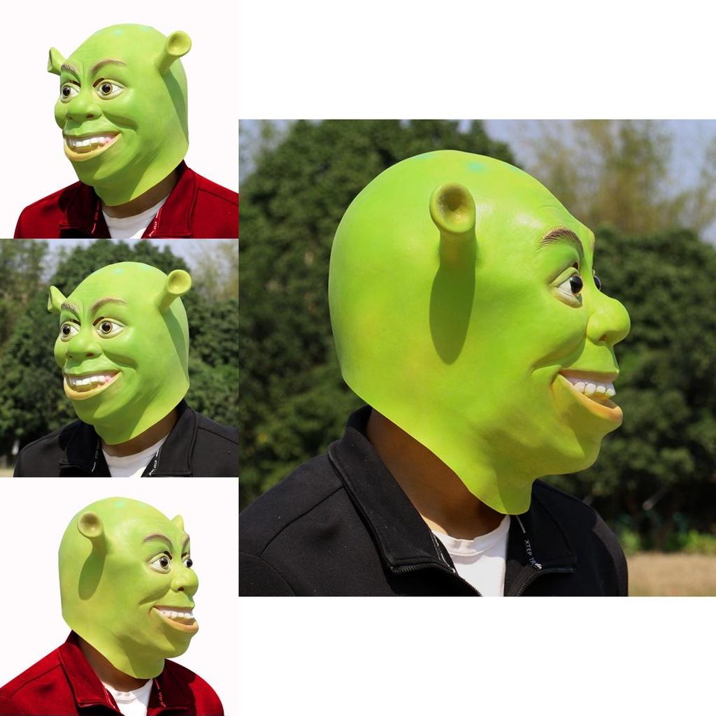 Mask Shrek Costume Mask Cosplay Costume Accessories Halloween Daily Necessities