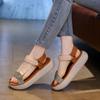 Fashion and comfortable soft-soled sandals women's summer new versatile leisure sports thick-soled Velcro