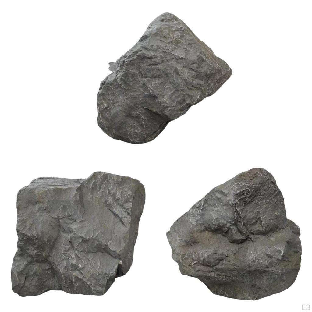 Artificial Decoration: Decorative, Lightweight And Portable; Realistic Rocks for Outdoor , Gardens