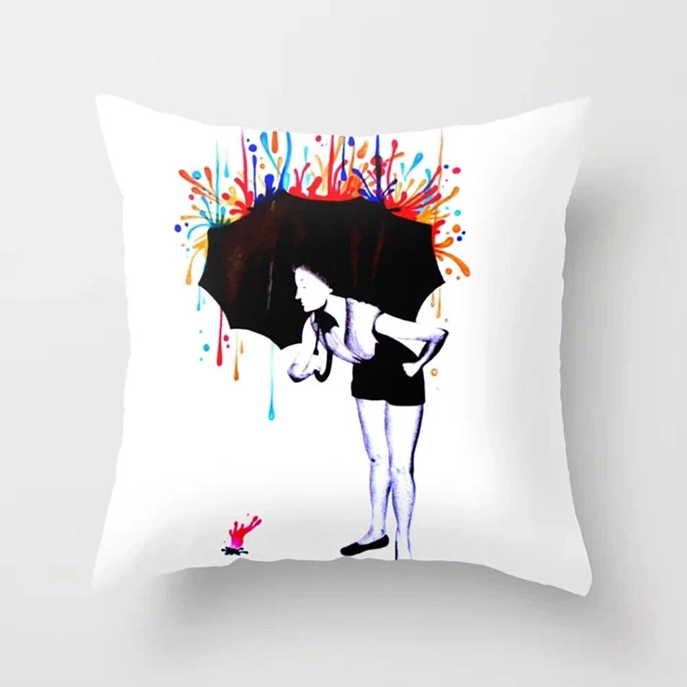 Abstract Animal Print Pillow Cover for Bedroom Living Room Home Decor Cushion