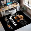 Custom Name Dog Printed Carpet,Rug for Office Chair Living Room Bedroom Kitchen Room Decor Gifts.