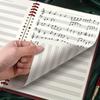 60-Sheet B5 Music Notation Notebook - Reusable Loose-Leaf Staff Paper, Double-Sided Exercise Book for Musicians & Composers
