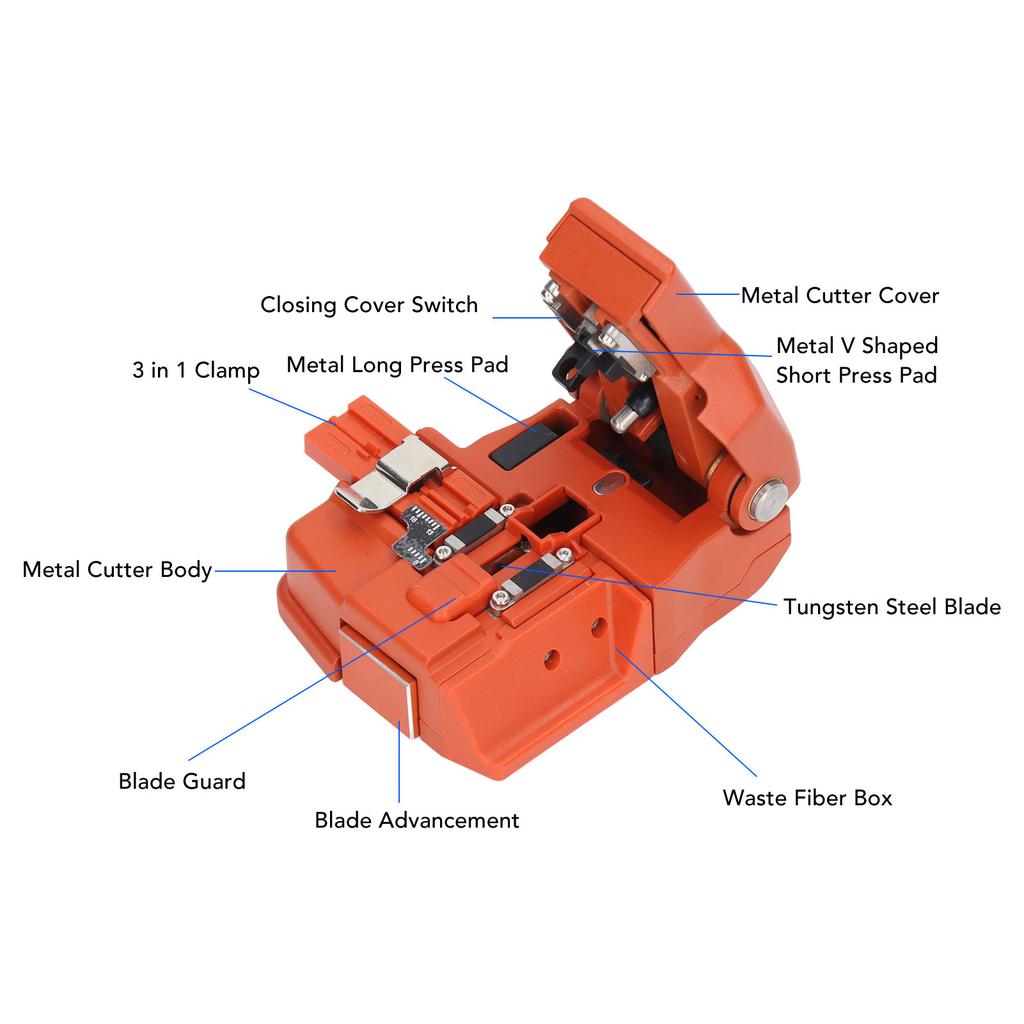 High Accuracy Optic Clver Fluent Cutting Stable Performance Optical Cutter for Cold Splice