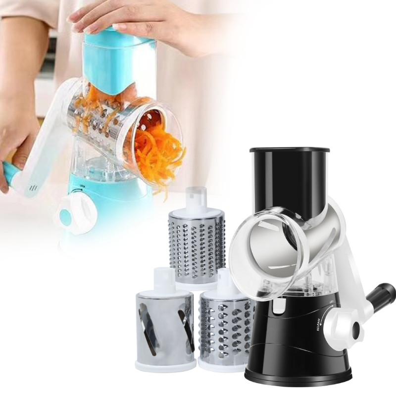 Innovative Hand-powered Vegetable Cutter With Multiple Functions For Potatoes Cheese And More