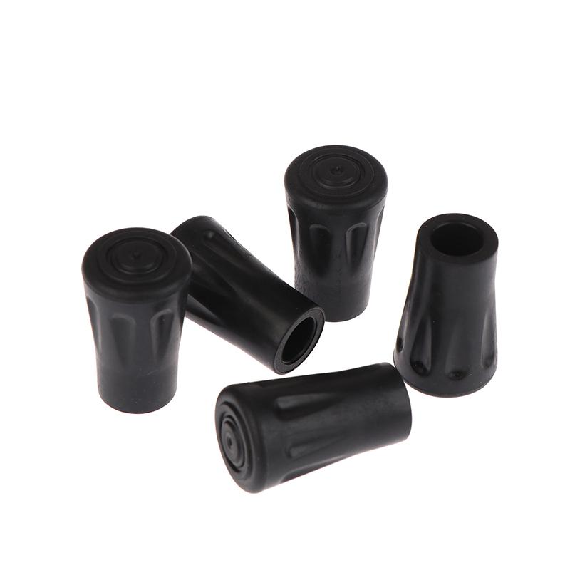 6 Pieces Anti-Slip Hiking Poles, Protective Cap, Walking Stick Tip Bottom Pads Climbing Protective Covers Plastic Foot Covers