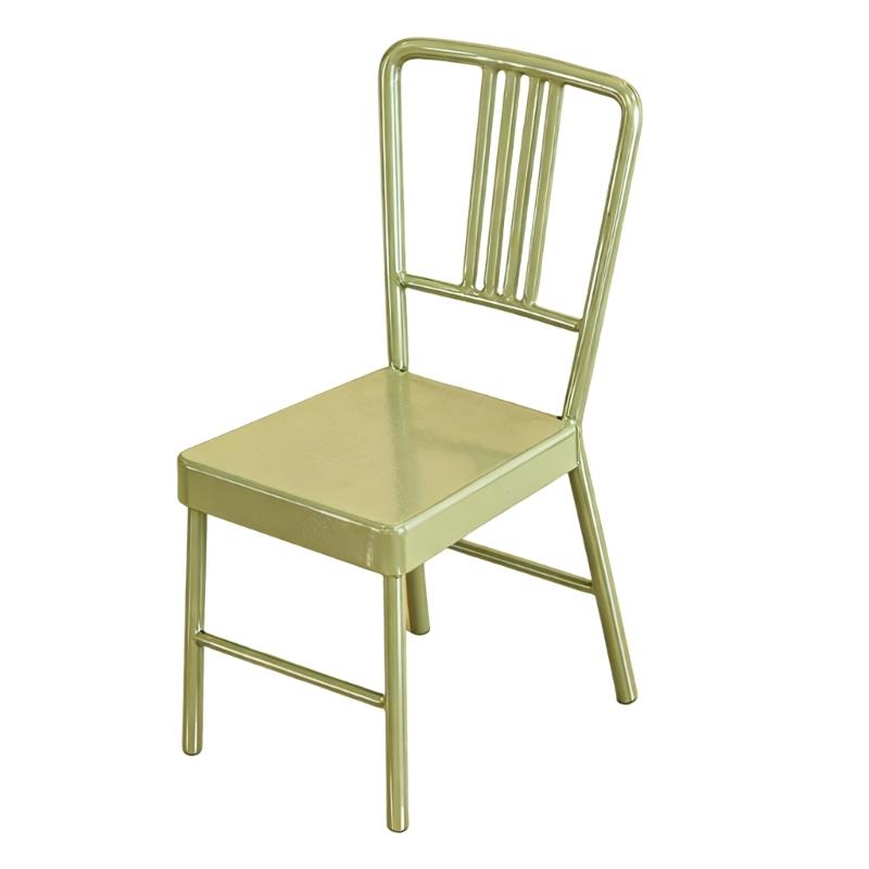 

3PCS Miniature Dollhouses Garden Iron Chairs And Table Set 1/12 Realistic Outdoor Scene Accessories