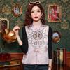 New Chinese Women's Spring and Summer Clothing Chinese Style Heavy Industry Retro Embroidery Buckle Tang Suit Horse Clip Short Jacket for Women