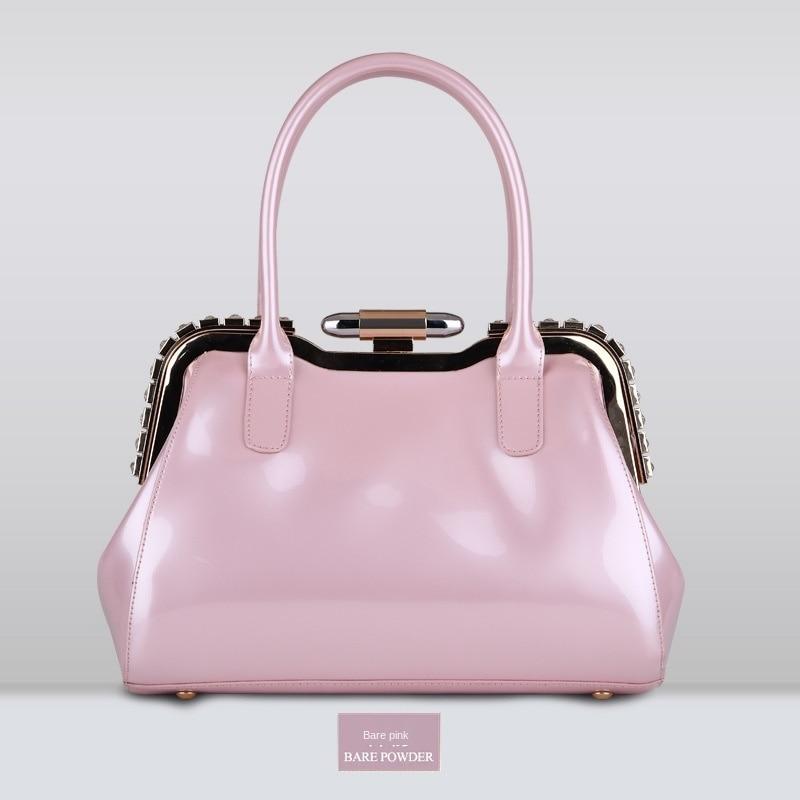 IELGY Weicher Griff, trägerlos, vertikal, quadratisch, PU, ​​einfarbig, modisch, tragbar, im europäischen und amerikanischen Stil