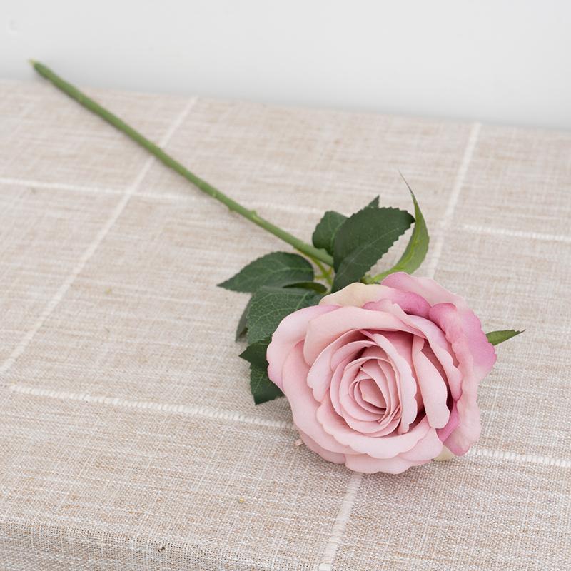 1pc Beautiful Silk Artificial Rose Flowers Wedding Home Table Decor Long Bouquet Arrange Fake Plant Valentine's Day Presents