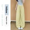 American Style Work Pants For Women With High Waist Loose Fit Breathable Fabric For Casual Daily Wear