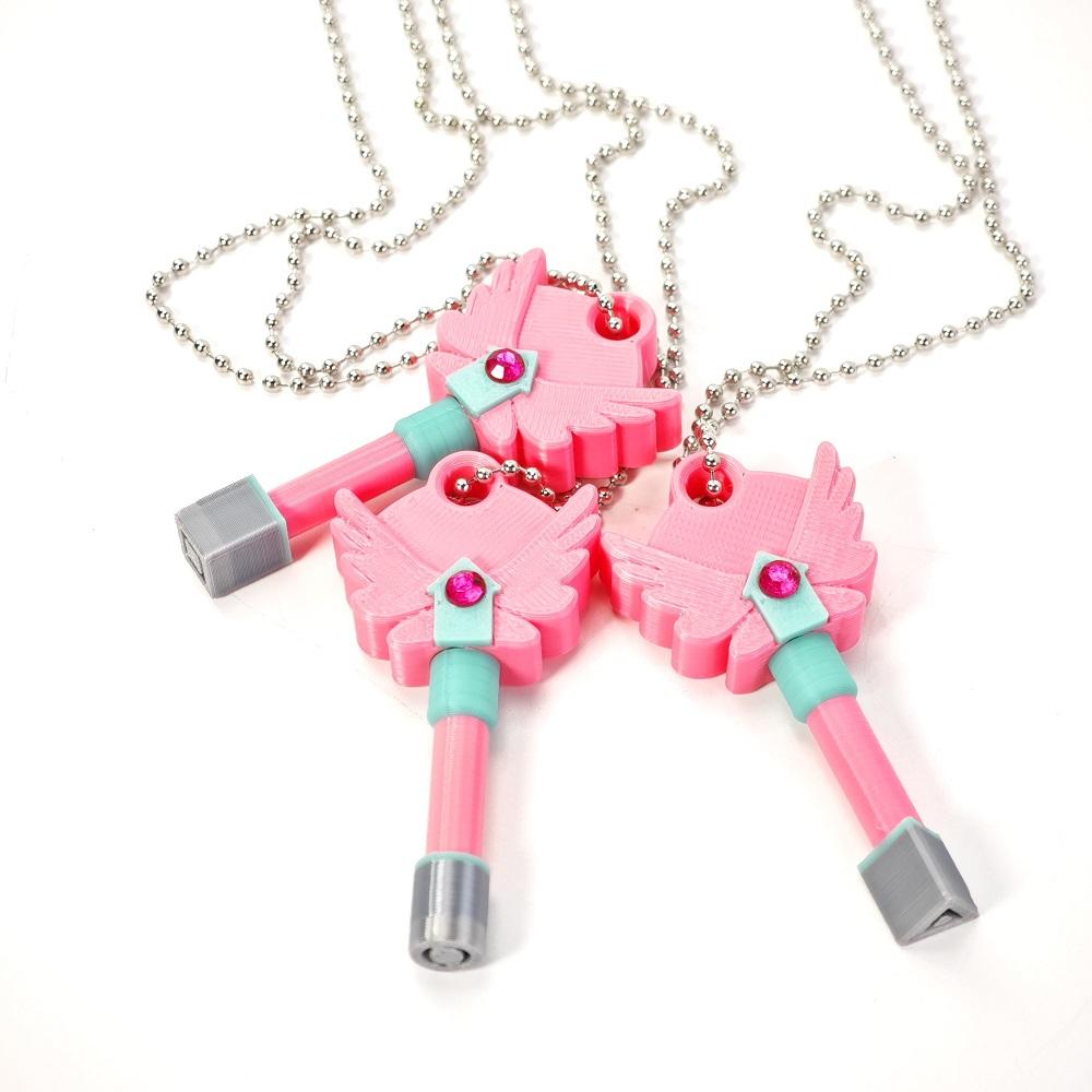 Korean Traditional Game Season 3 Props Keychain Necklace Pendant & Knife Game Props for Family Squids Parties Gifts